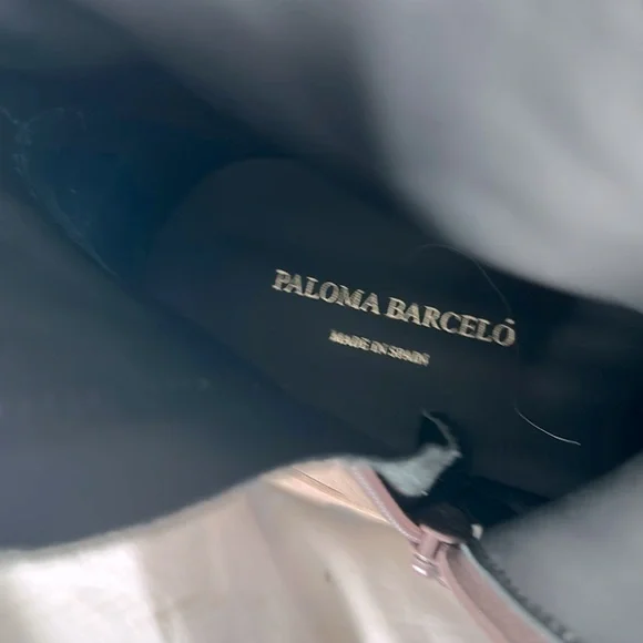 Paloma Barcelona platform ankle boot Size 40 NWOT in Pinky off white/Pinky Beige - Picture 7 of 9